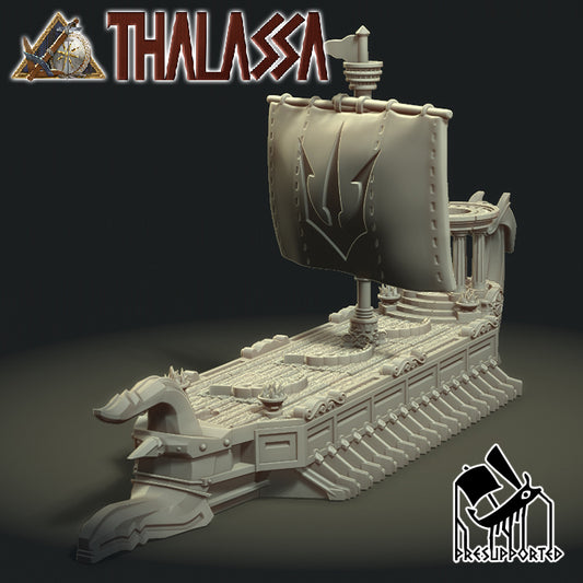 STL Files: Patron class Hellenic Trireme: Poseidon