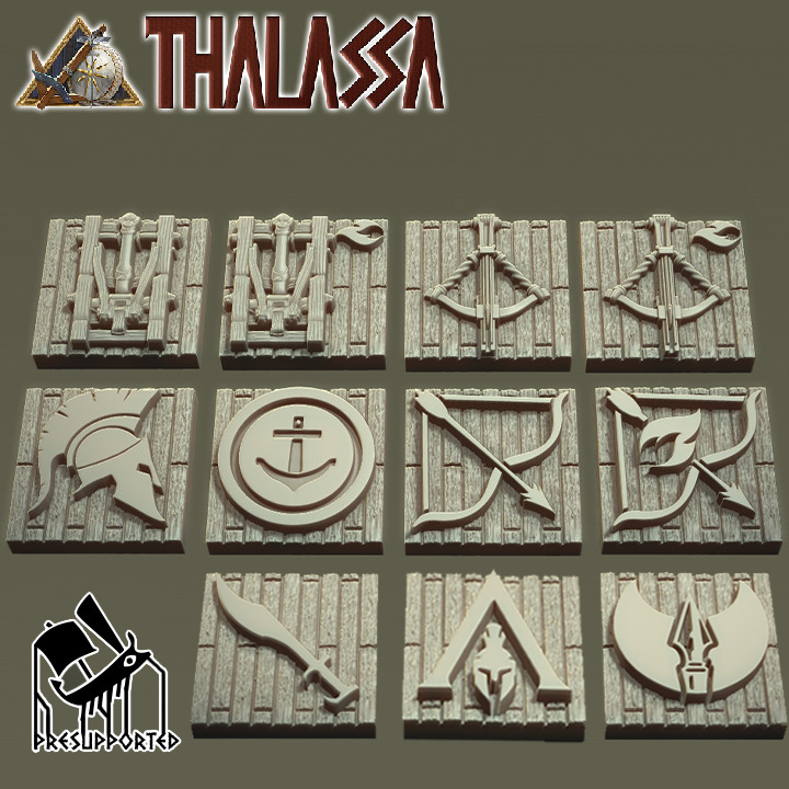 STL Files: Crew Tokens Upgrade set