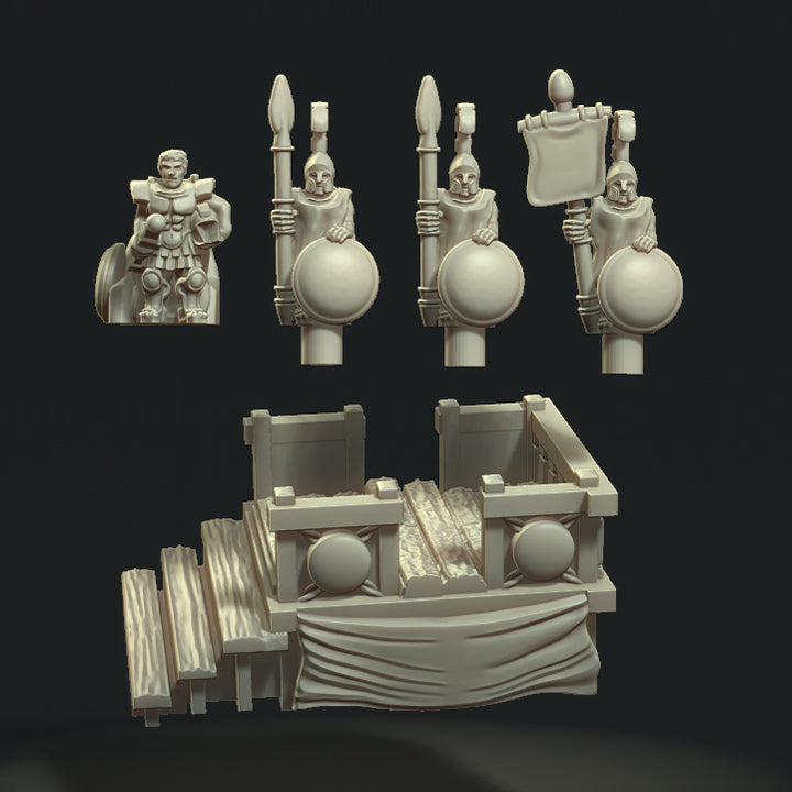 STL Files: Archistratigos Class Hellenic Trireme