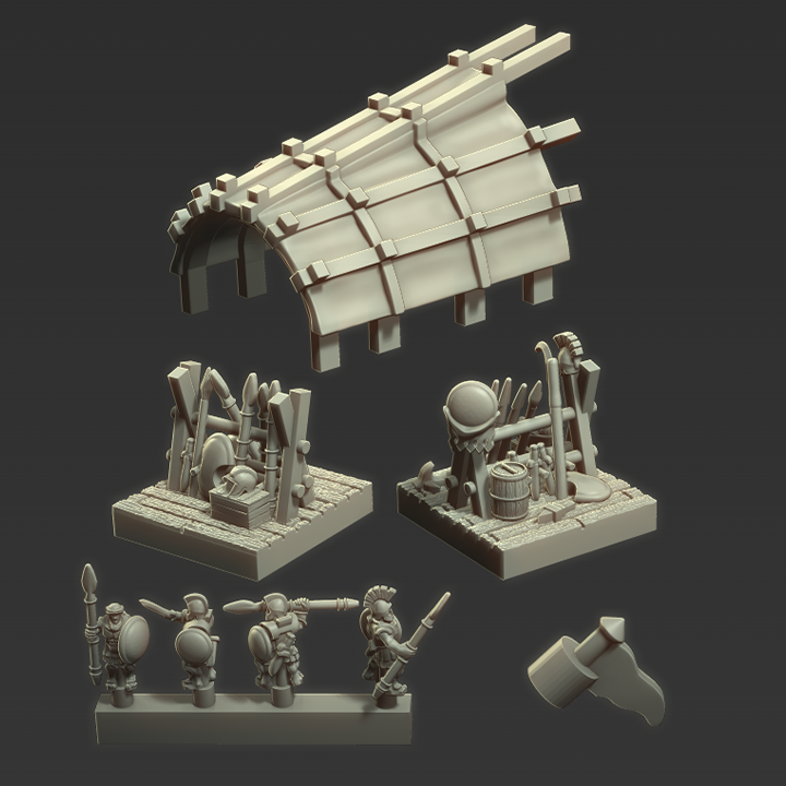 STL Files: Aeraki class Aeolian Wargalley