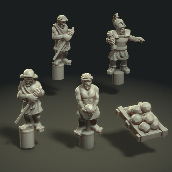 STL Files: Hellenic Monagon Tower and crew