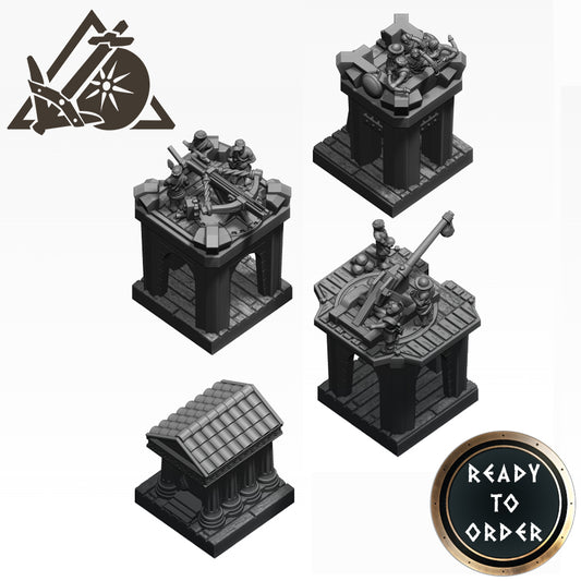 Hellenic Built-in Towers set