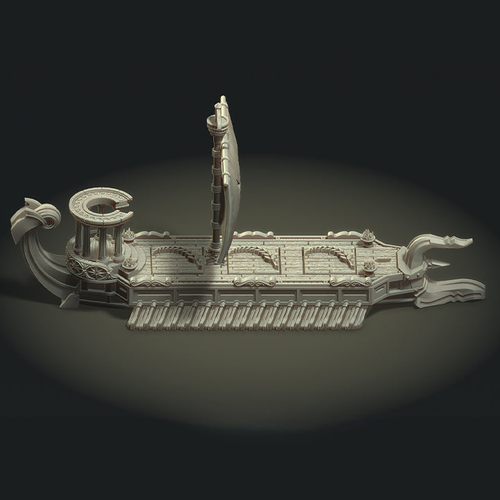 STL Files: Patron class Hellenic Trireme: Poseidon