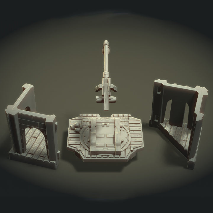 STL Files: Hellenic Monagon Tower and crew