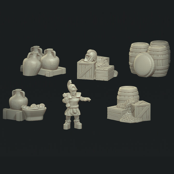 STL Files: Hellenic Siege Barge